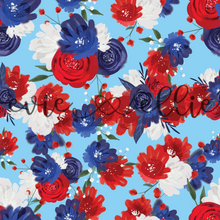 Load image into Gallery viewer, Red, White, & Blue Flowers-- Multiple Colors