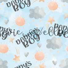 Load image into Gallery viewer, Daddy's Boy Clouds-- Multiple Colors