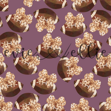 Load image into Gallery viewer, Footballs and Leopard Bows- Multiple Colors