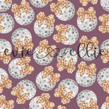 Load image into Gallery viewer, Golf Balls and Leopard Bows- Multiple Colors