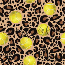 Load image into Gallery viewer, Tennis Balls and Leopard Print- Multiple Colors