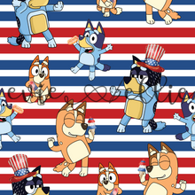 Load image into Gallery viewer, Blue Dog 4th of July-- Multiple Colors