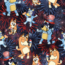 Load image into Gallery viewer, Blue Dog 4th of July-- Multiple Colors
