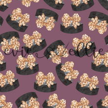 Load image into Gallery viewer, Hockey Pucks and Leopard Bows- Multiple Colors