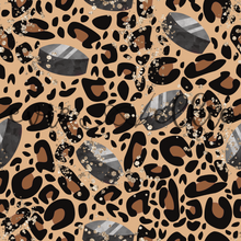 Load image into Gallery viewer, Hockey Pucks and Leopard Print- Multiple Colors