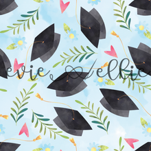 Load image into Gallery viewer, Graduation Caps & Flowers - Multiple Colors