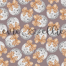 Load image into Gallery viewer, Golf Balls and Leopard Bows- Multiple Colors