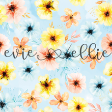 Load image into Gallery viewer, Orange, Yellow, & Blue Flowers- Multiple Colors