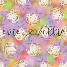 Load image into Gallery viewer, Volleyballs and Bows- Multiple Colors