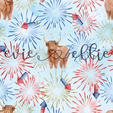 Load image into Gallery viewer, 4th of July Firework Cows-- Multiple Colors
