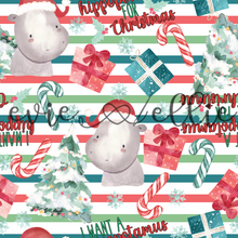 Load image into Gallery viewer, Hippo Christmas-- Multiple Options