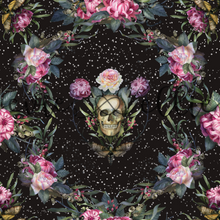 Load image into Gallery viewer, Skulls and Moths-- Multiple Colors