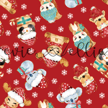 Load image into Gallery viewer, Christmas Animal Friends-- Multiple Colors