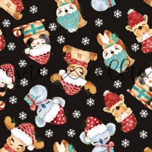 Load image into Gallery viewer, Christmas Animal Friends-- Multiple Colors