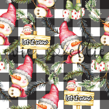 Load image into Gallery viewer, Red Snowmen- Multiple Colors