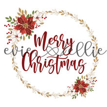 Load image into Gallery viewer, Poinsettia Merry Christmas Sub-- Multiple Options
