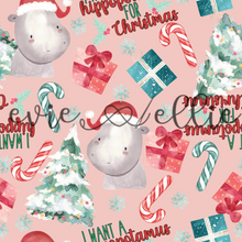 Load image into Gallery viewer, Hippo Christmas-- Multiple Options