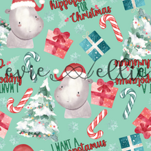 Load image into Gallery viewer, Hippo Christmas-- Multiple Options