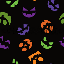 Load image into Gallery viewer, Color Jack-o-lanters Faces-- Multiple Colors