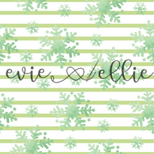 Load image into Gallery viewer, Green Snowflakes - Multiple Colors
