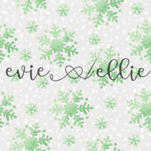 Load image into Gallery viewer, Green Snowflakes - Multiple Colors