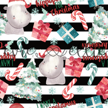 Load image into Gallery viewer, Hippo Christmas-- Multiple Options