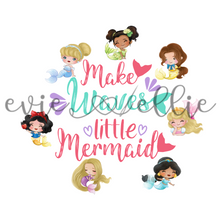 Load image into Gallery viewer, Princess Mermaids Sub - Multiple Colors