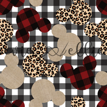Load image into Gallery viewer, Buffalo Plaid, Linen, & Leopard Ears-- Multiple Colors