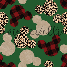 Load image into Gallery viewer, Buffalo Plaid, Linen, & Leopard Ears-- Multiple Colors
