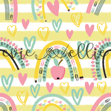 Load image into Gallery viewer, School Rainbows and Hearts-- Multiple Colors