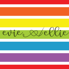 Load image into Gallery viewer, Thick Rainbow Stripes-- Multiple Colors