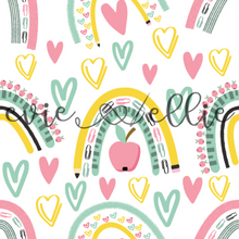 Load image into Gallery viewer, School Rainbows and Hearts-- Multiple Colors