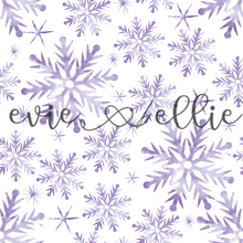 Load image into Gallery viewer, Purple Snowflakes - Multiple Colors