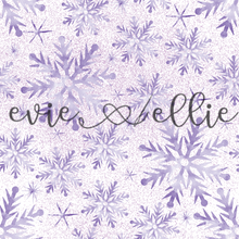 Load image into Gallery viewer, Purple Snowflakes - Multiple Colors
