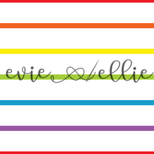 Load image into Gallery viewer, Thin Rainbow Stripes-- Multiple Colors