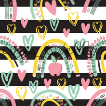 Load image into Gallery viewer, School Rainbows and Hearts-- Multiple Colors