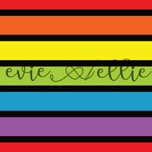 Load image into Gallery viewer, Thick Rainbow Stripes-- Multiple Colors