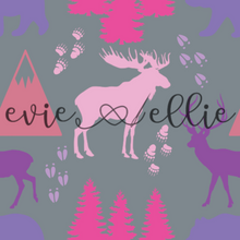 Load image into Gallery viewer, Pink and Purple Oh Deer-- Multiple Colors
