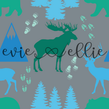 Load image into Gallery viewer, Green and Blue Oh Deer-- Multiple Colors