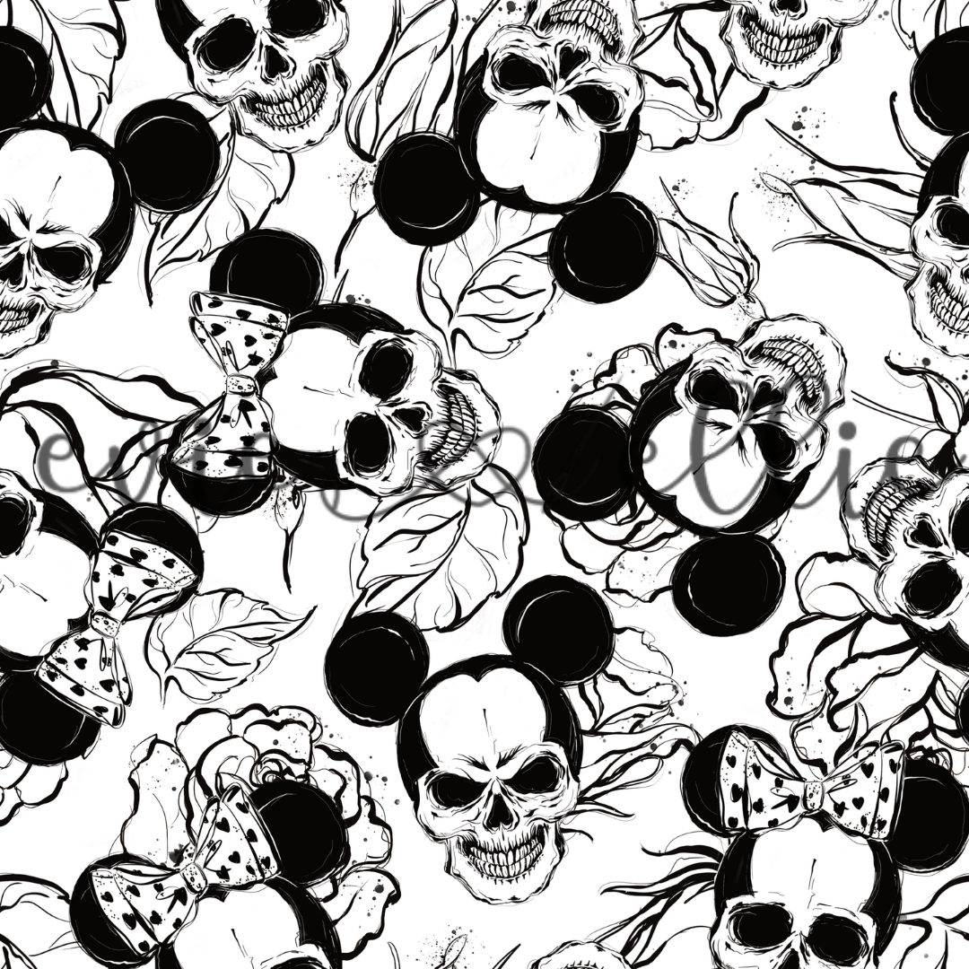 Scattered Mouse Skeletons-- Multiple Colors – Evie and Ellie Designs