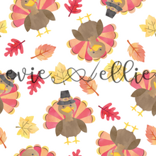 Load image into Gallery viewer, Thanksgiving Turkeys and Leaves - Multiple Colors
