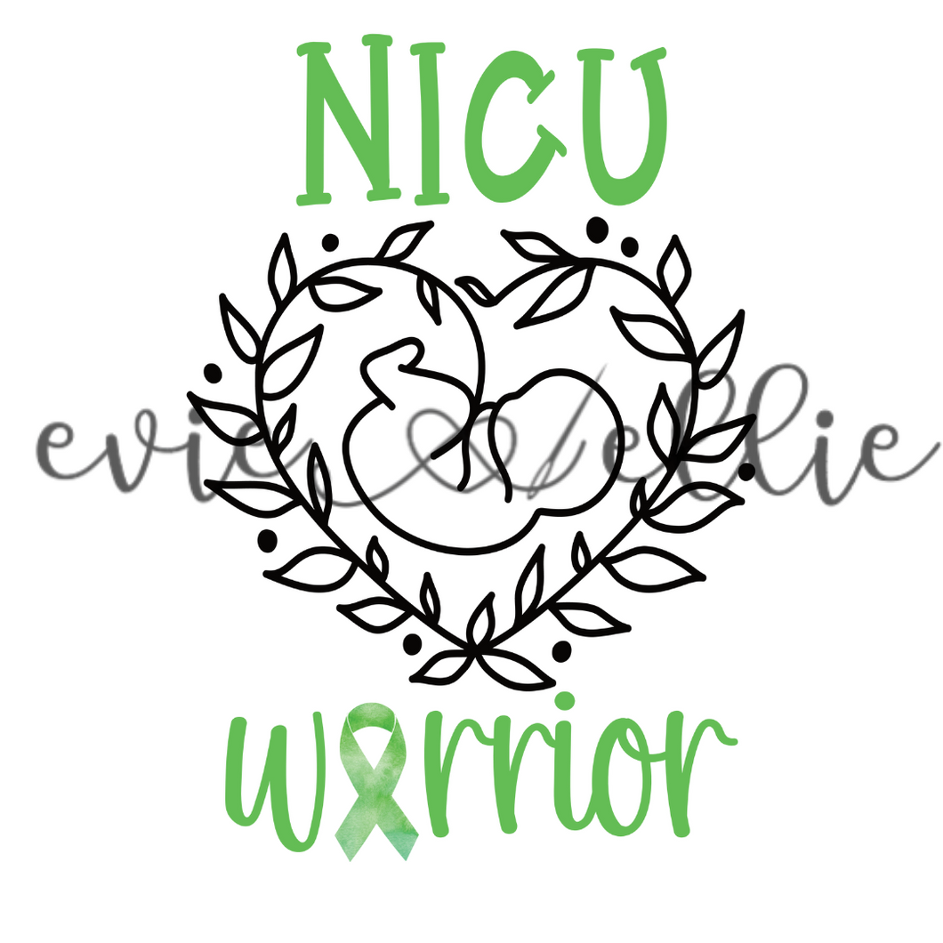 NICU Warrior Sub-- Multiple Options