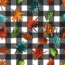 Load image into Gallery viewer, Plaid Leaves - Multiple Colors
