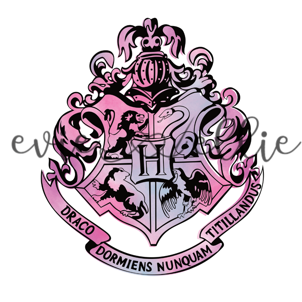 Magic School Crest Sub -- Multiple Colors