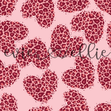 Load image into Gallery viewer, Pink Leopard Hearts-- Multiple Colors
