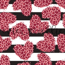 Load image into Gallery viewer, Pink Leopard Hearts-- Multiple Colors
