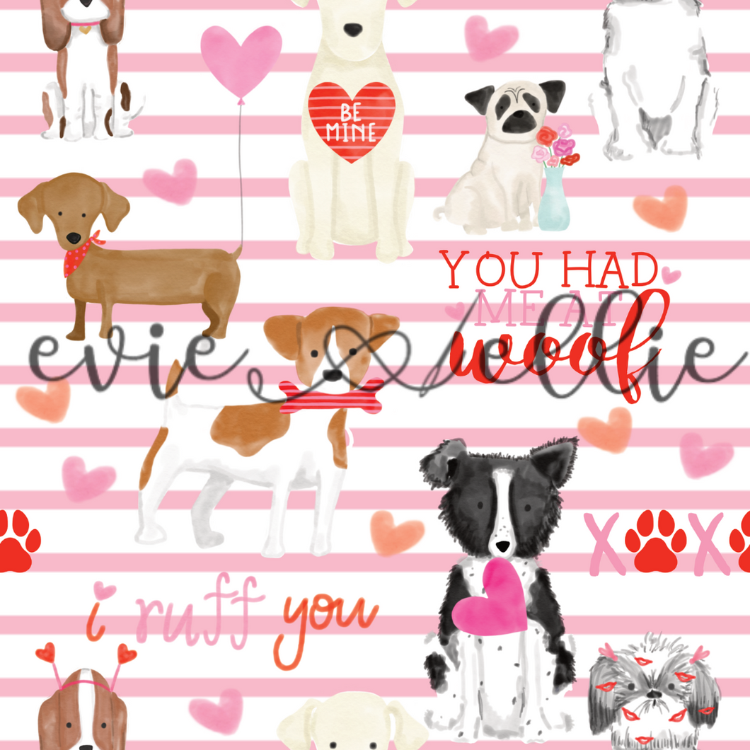 Valentine's Day Dogs -- Multiple Colors