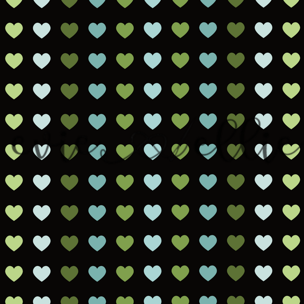 Green Hearts- Multiple Colors