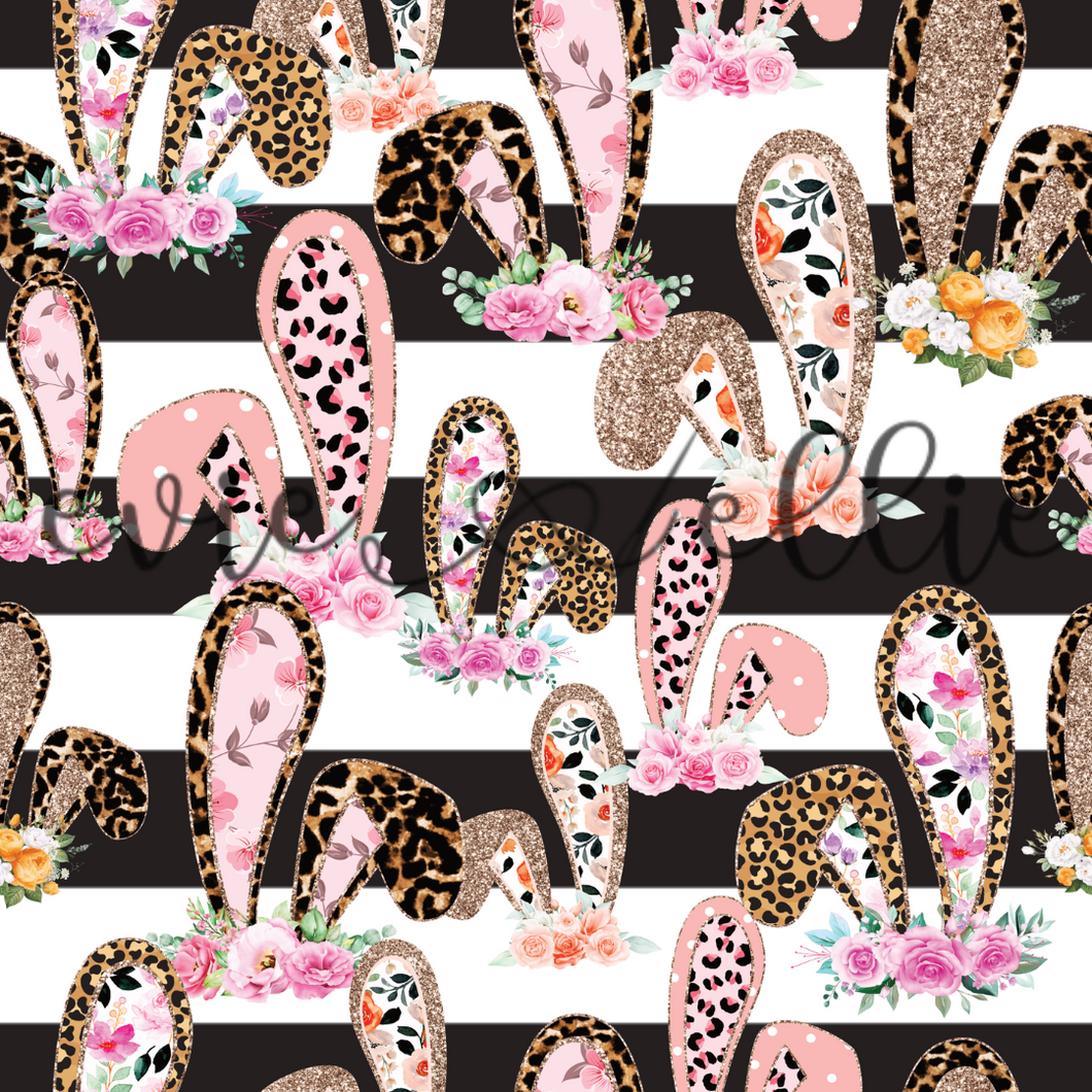 Leopard Print Bunny Ears - Multiple Colors