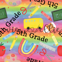 Load image into Gallery viewer, 5th Grade School Supplies-- Multiple Colors
